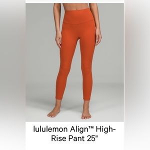 Lululemon Align High-Rise Pant 25” Size 4